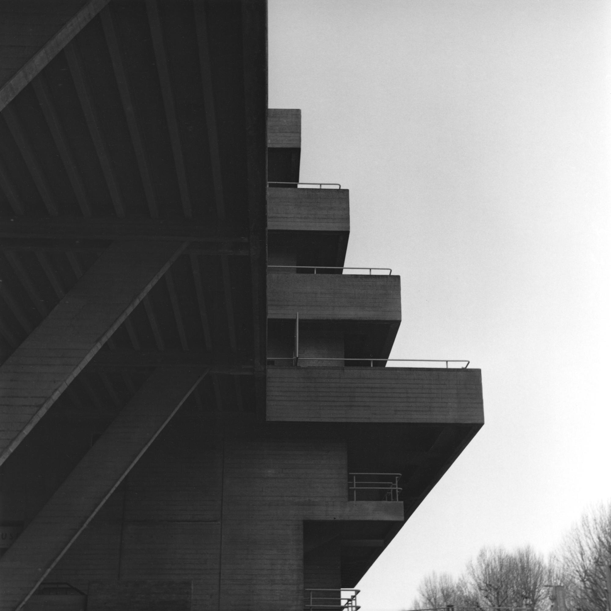 National Gallery, by Sir Denys Lasdun. Southbank, London.