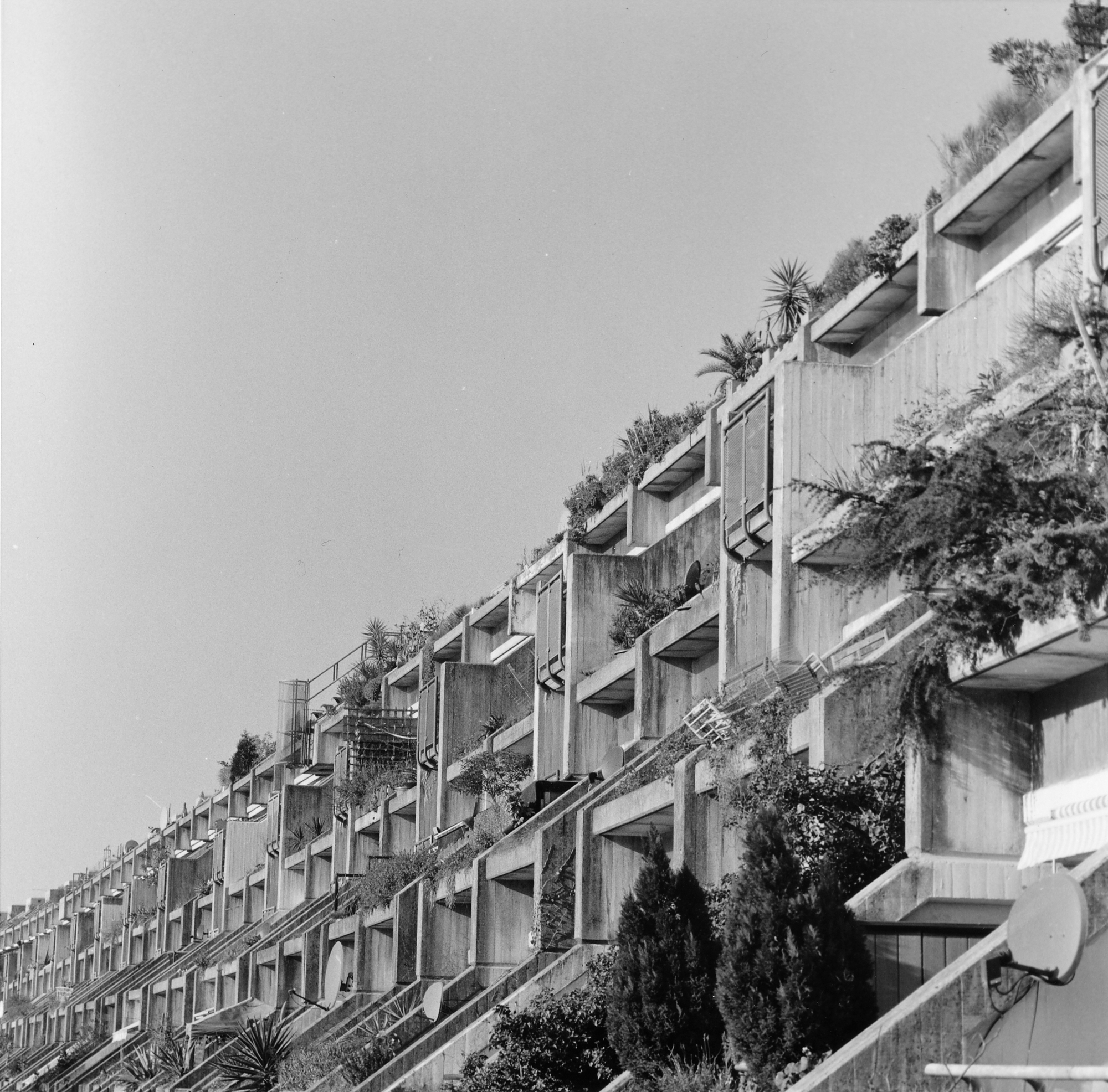 Alexandra and Ainsworth Estate, by Neave Brown. Camden, London. Hasselblad 500CM.