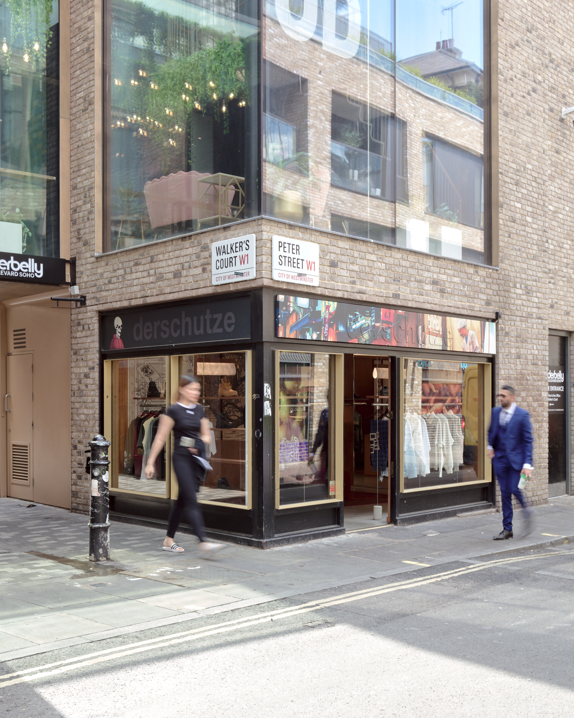 Derschutze, London, by Counterfeit Studio.