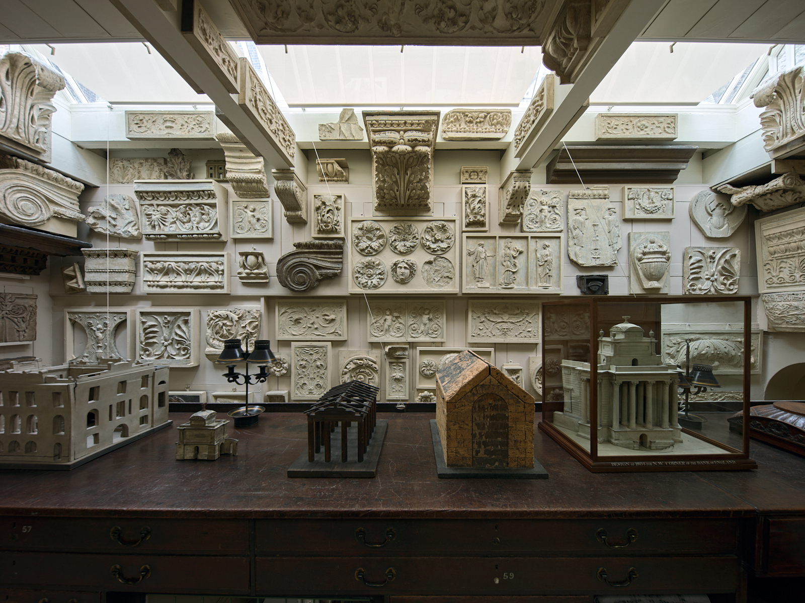 Sir John Soane's Museum — Studio and maquettes
