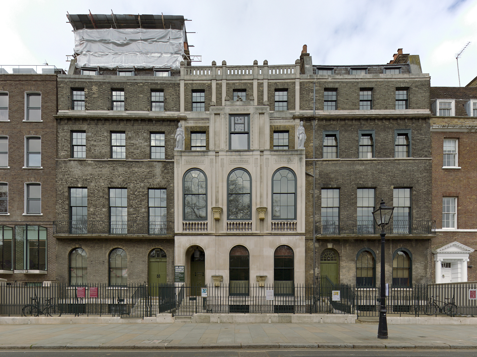 Sir John Soane's Museum — front elevation